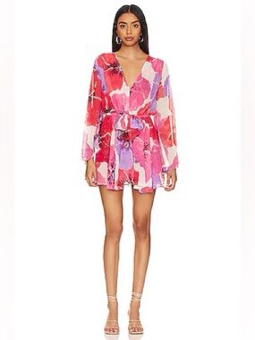 NWOT ~ Misa Los Angeles Kaia Mini Dress in Poppy Love